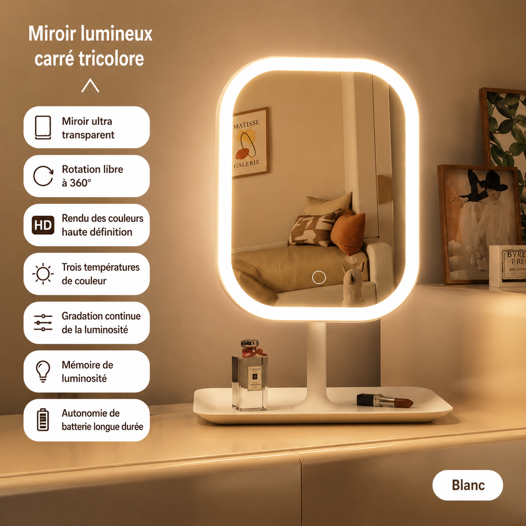 Miroir Led Moderne Tactile