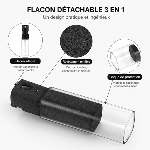 Nettoyeur d'écran 2 en 1 , Spray portable pour téléphone et tablette .